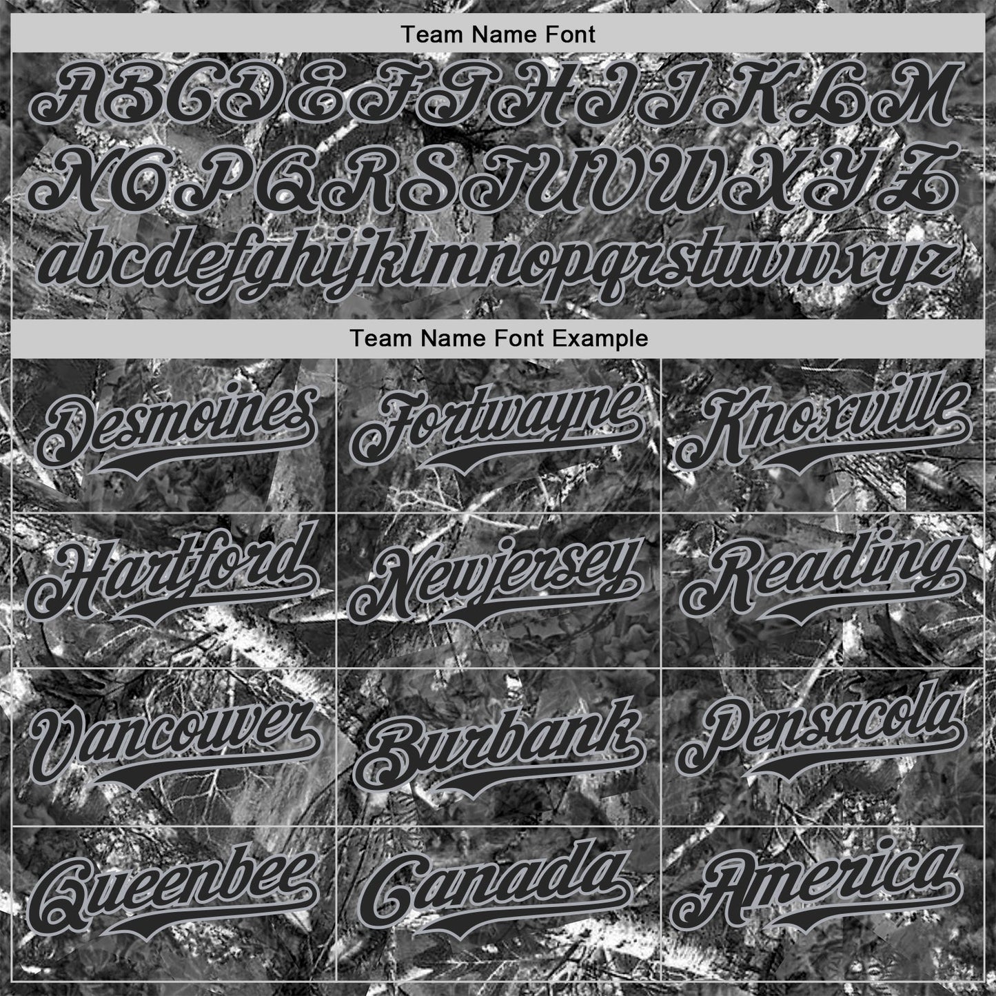 Custom Camo Black-Gray Woodland Forest Camouflage Authentic Salute To Service Baseball Jersey