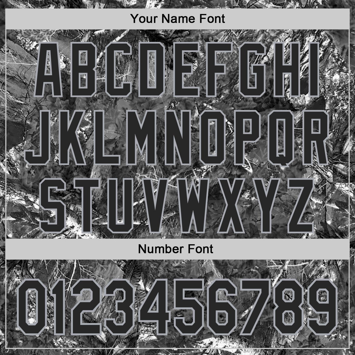 Custom Camo Black-Gray Woodland Forest Camouflage Authentic Salute To Service Baseball Jersey