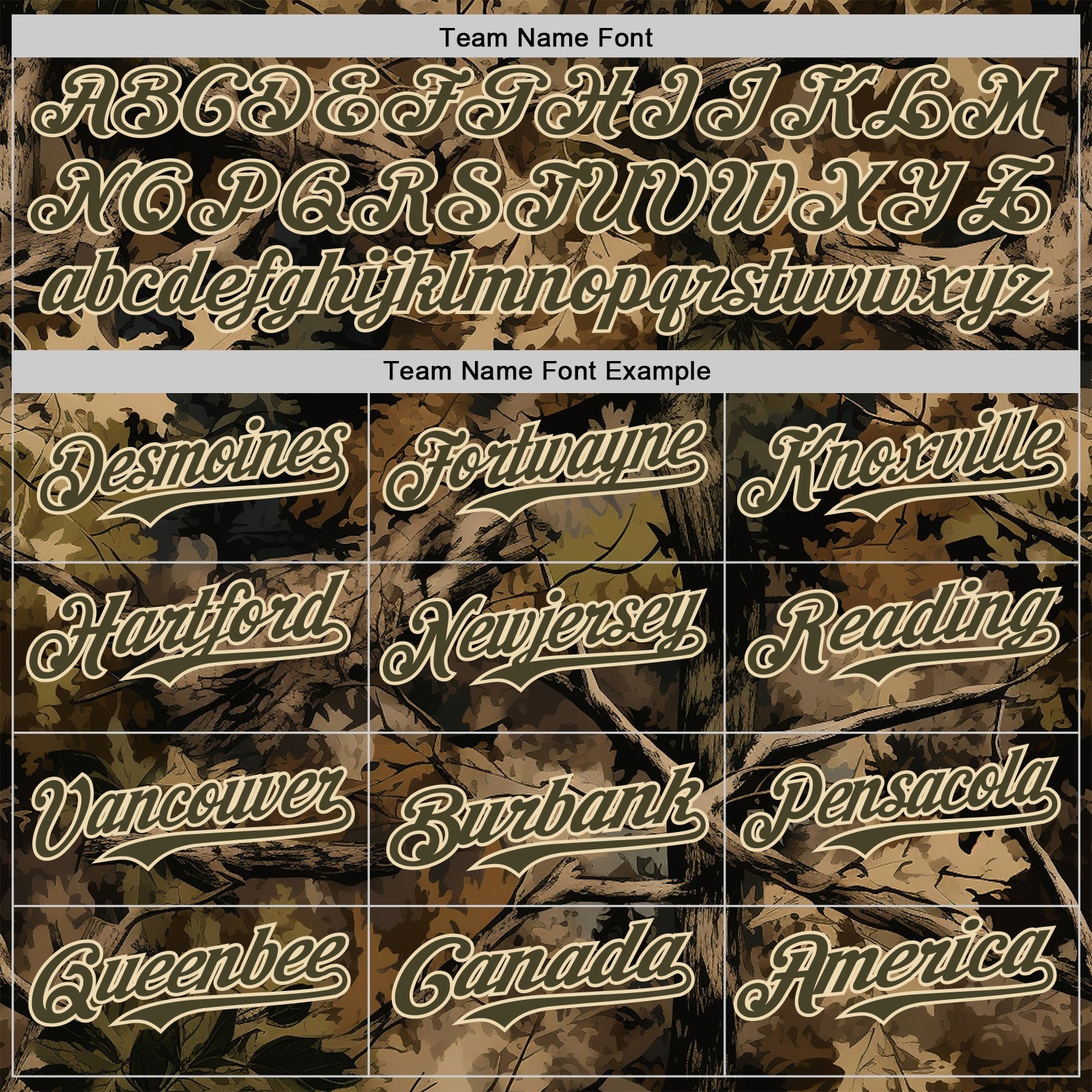 Custom Camo Olive-Cream Woodland Forest Tactical Camouflage Outdoor Leaf Authentic Baseball Jersey