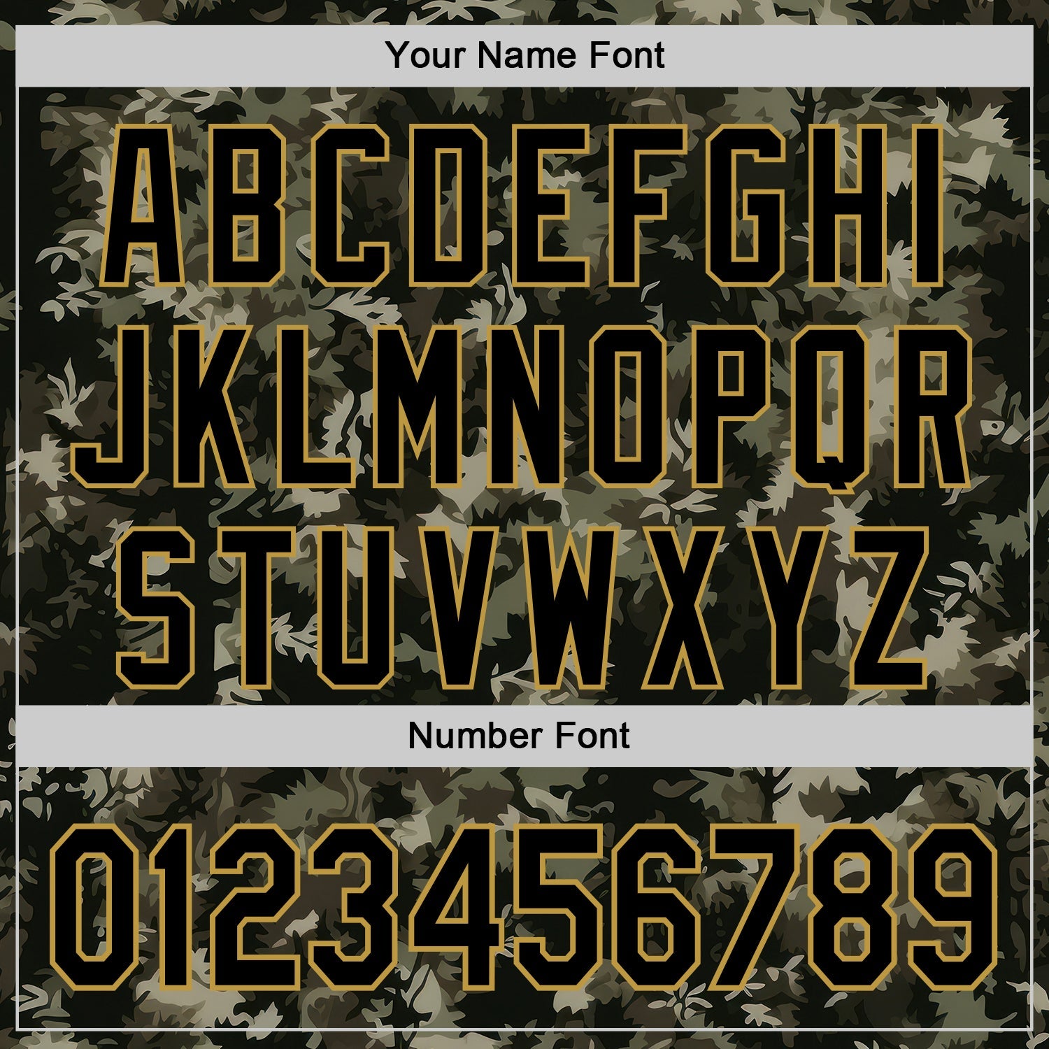 Custom Camo Black-Old Gold Woodland Forest Tactical Camouflage Outdoor Leaf Authentic Baseball Jersey