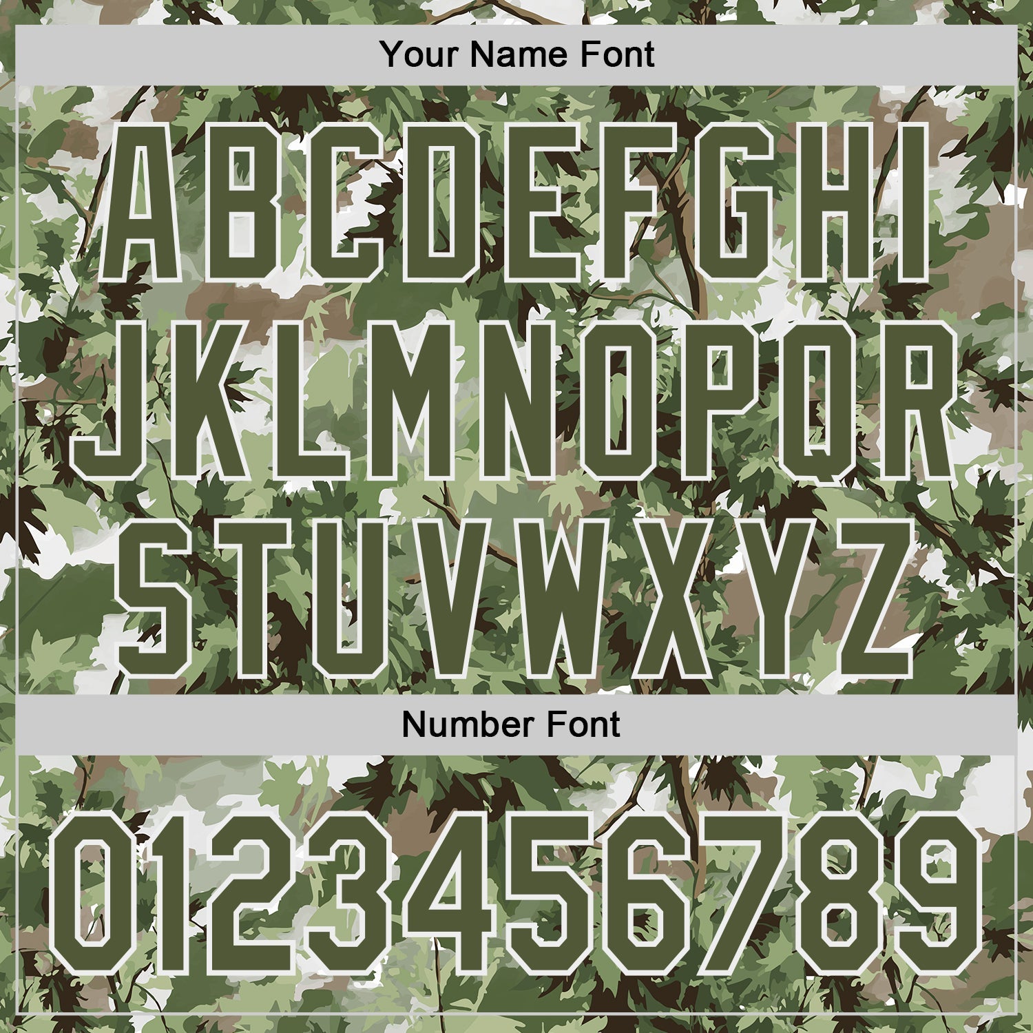 Custom Camo Olive-White Woodland Forest Tactical Camouflage Outdoor Leaf Authentic Baseball Jersey