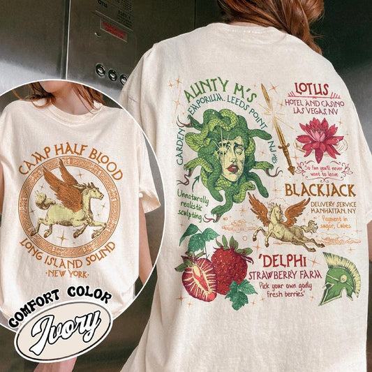 Camp Half Blood Shirt Camping Shirt Half Blood Chronicles Branches Shirt Camp Half Blood 13 Cabins Heroes of Olympus...