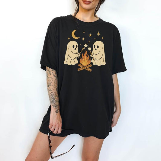 Campfire Ghosts - T-Shirt, Unisex T-Shirt, Funny Tee, Comfortable Shirt,  Hallowen Theme Hoodie, Sweatshirt | WearSparks.com