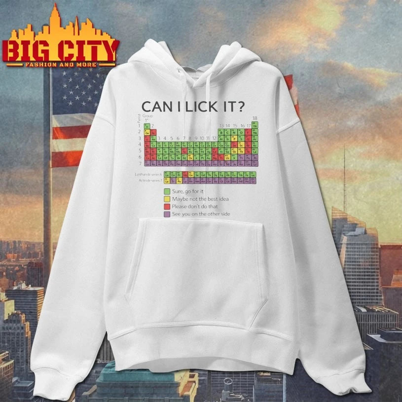 Can I lick It Periodic Table Science shirt
