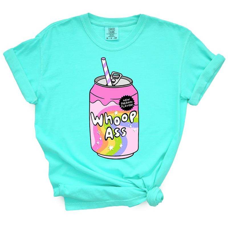 Can Of Whoop Ass TShirt - Casual Summer Top Hoodie, Sweatshirt | WearSparks.com