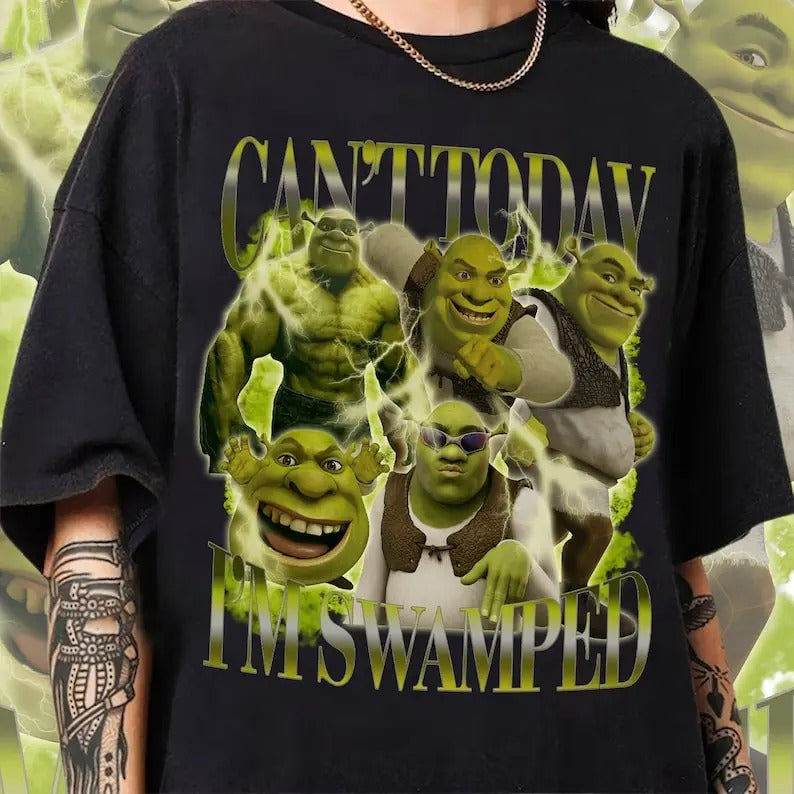Can't Today I'm Swamped Shirt, Shrek Bootleg Fiona Princess Shirt, Sassy Shrek Shirt Hoodie, Sweatshirt | WearSparks.com