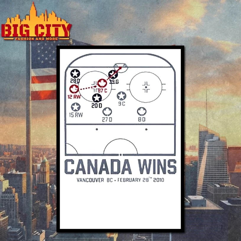 Canada Wins Vancouver BC february 26 2010 shirt