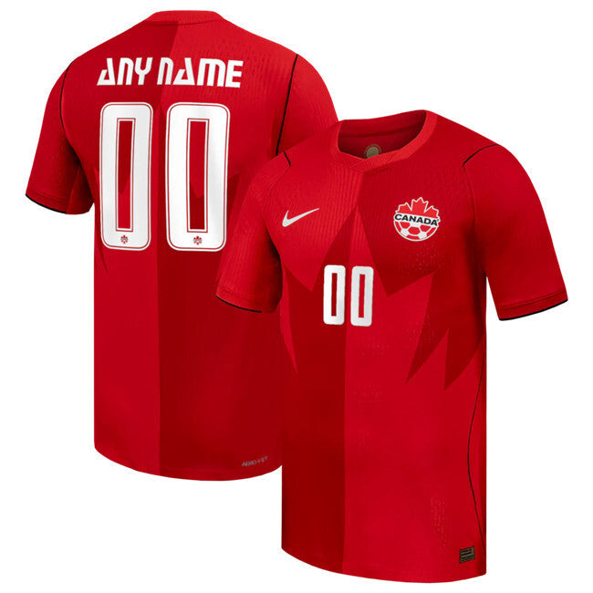 Canada Custom 2026 Red Home Soccer Jersey