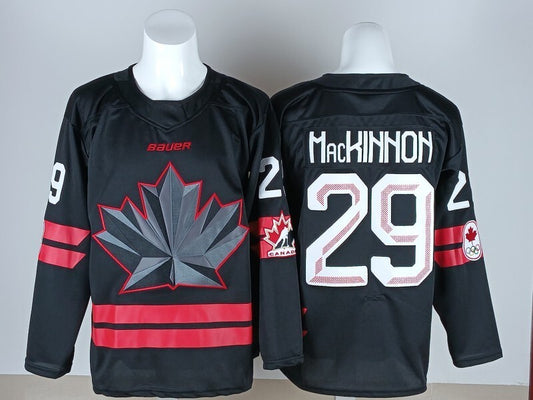 Canada Hockey #29 Nathan MacKinnon Canada 2026 Winter Olympics Edition Style 5