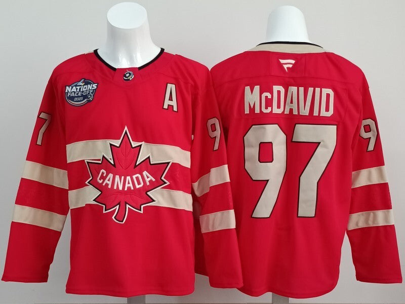 Canada Hockey #97 Connor McDavid Canada 2026 Winter Olympics Edition Style 2