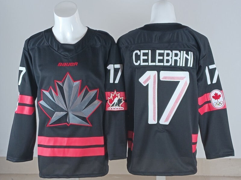 Canada #17 Celebrini Canada 2026 Winter Olympics Edition Style 1