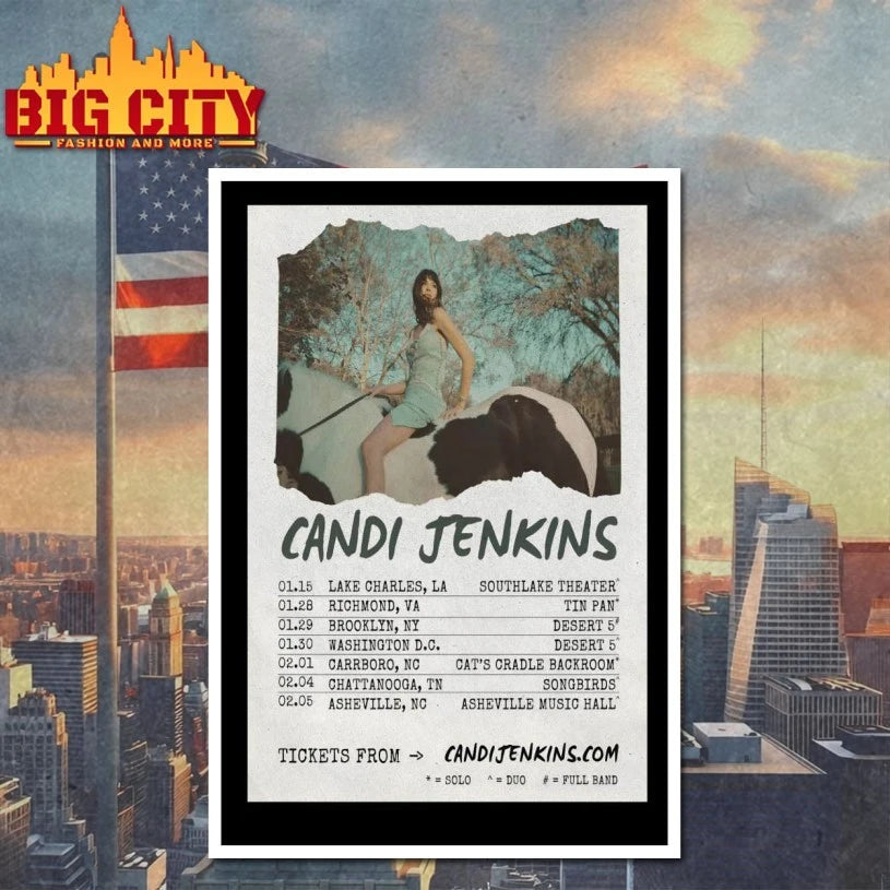 Candi Jenkins Winter 2026 Shows Poster shirt