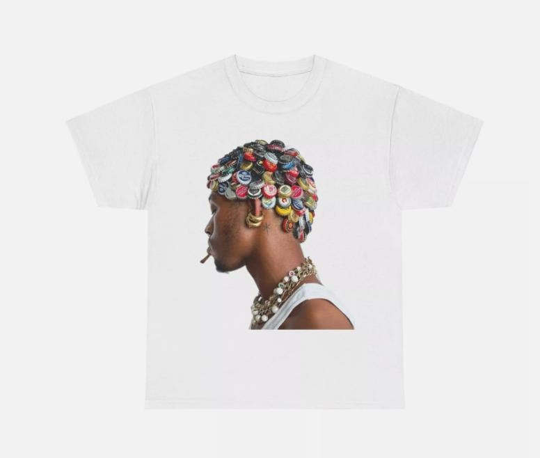 Cap Hair T-Shirt, Unique Graphic Tee, Unisex Cotton T-Shirt, Crew Neck, Gift for Him, Gift for Her, Streetwear Top,...