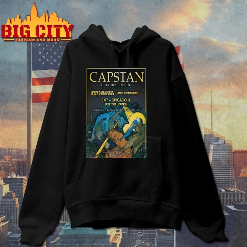 Capstan Mar 7 2026 Bottom Lounge Chicago IL Poster shirt