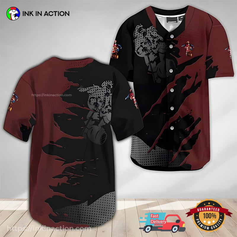 Captain Morgan Rum Metal Crack Baseball Jersey