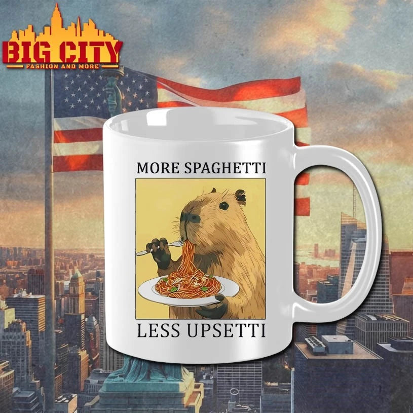 Capybara More Spaghetti Less Upsetti shirt