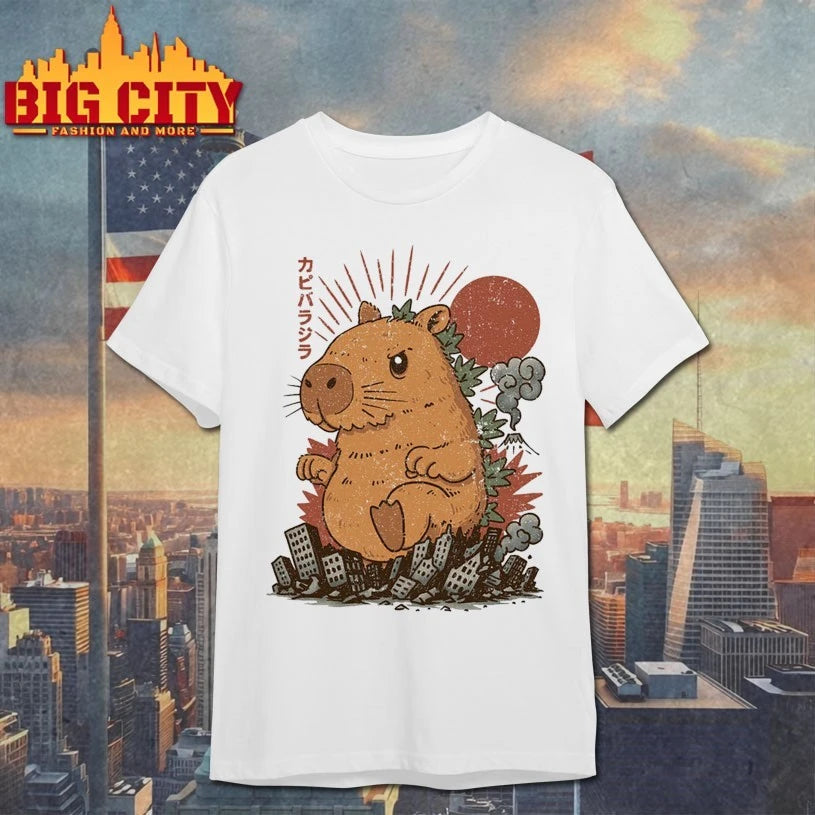 Capyzilla x Godzilla shirt