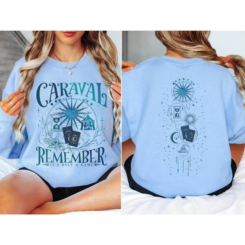 Caraval Sweatshirt Bookish Shirt for Stephanie Garber Fans Caraval Book Merch Gift for Her Cozy Book Lover Sweater...