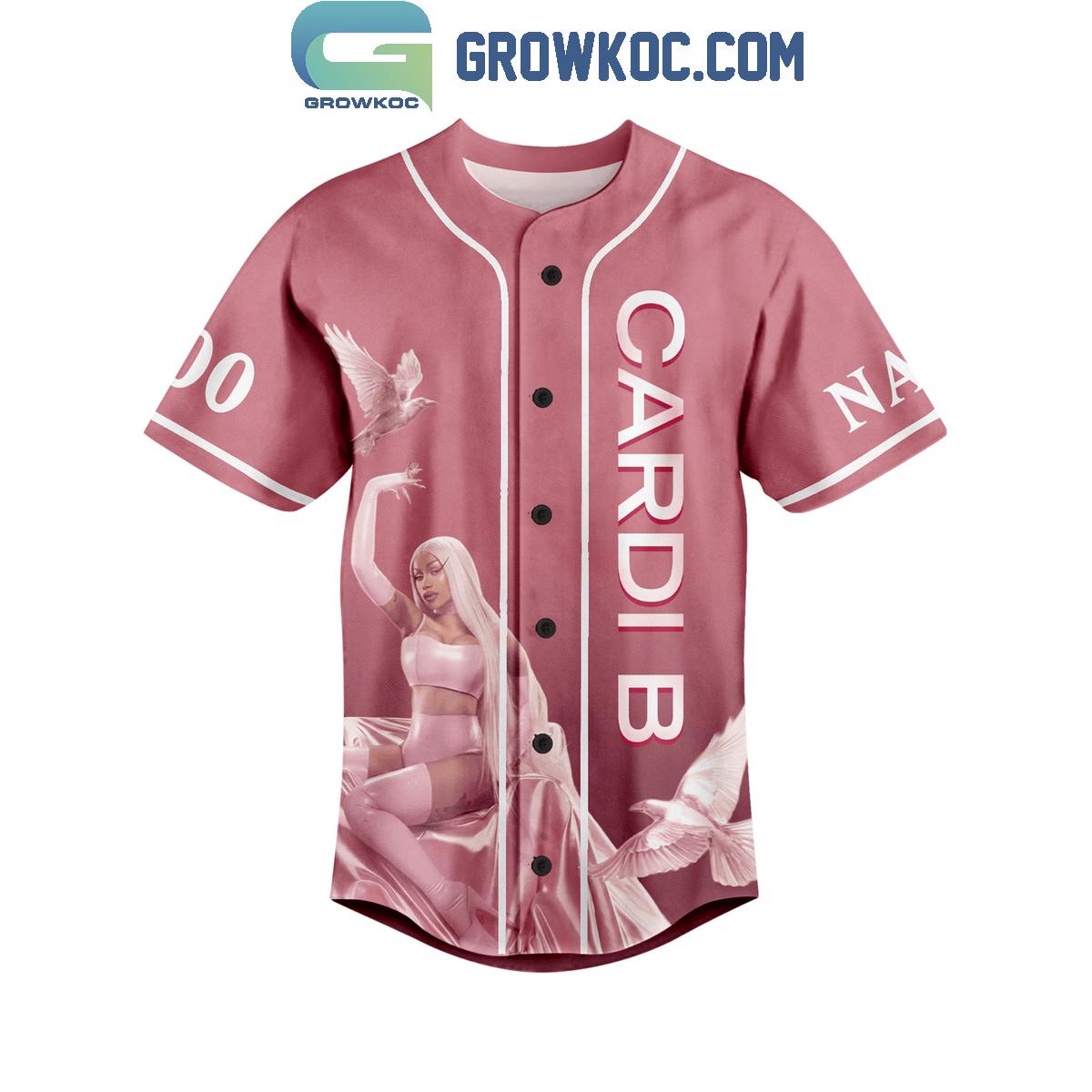 Cardi B Little Miss Drama Tour 2025 Personalized Baseball Jersey