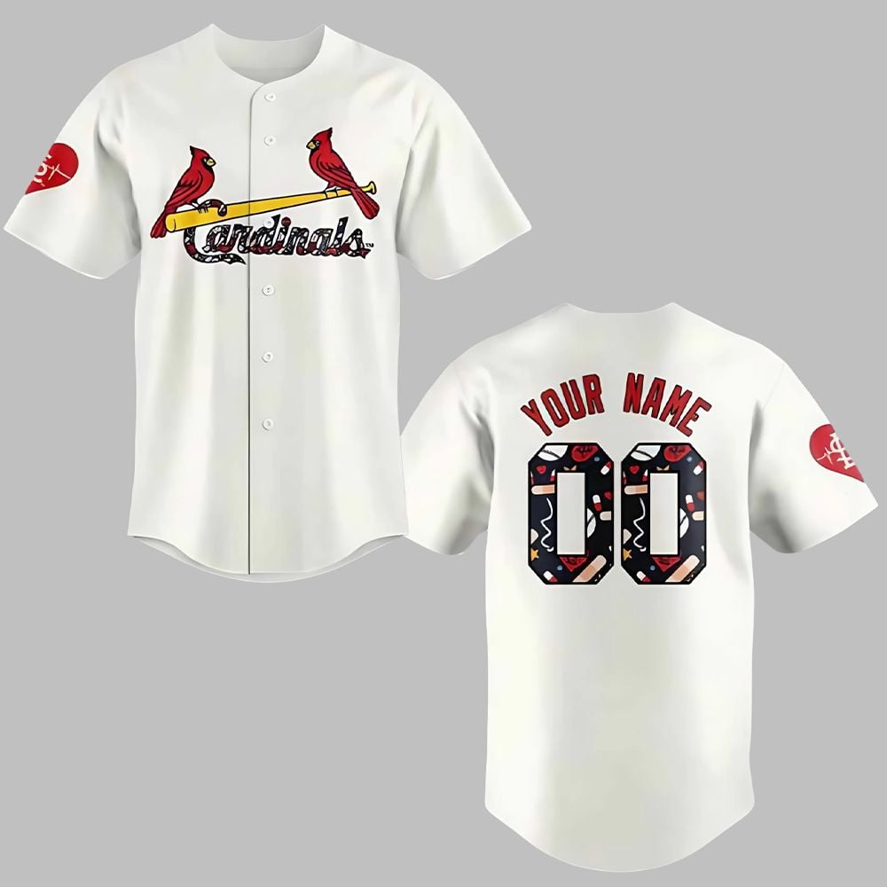 Cardinals Nurses Night Jersey Giveaway 2025 - Grishko.com T-Shirts, Hoodie, Sweatshirt | WearSparks.com (Image 1)