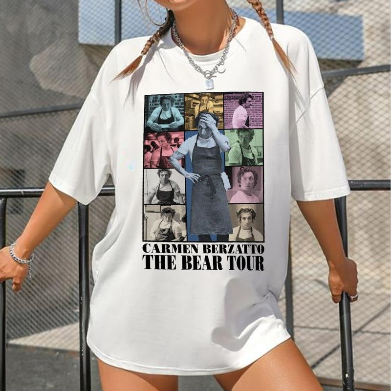 Carmy The Bear Tour T-Shirt Sweatshirt Hoodie Unisex Cotton Fabric Menswear Short | WearSparks.com