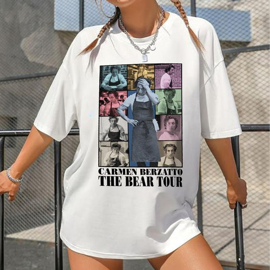 Carmy The Bear Tour T-Shirt Sweatshirt Hoodie Unisex Cotton Fabric Menswear Short | WearSparks.com