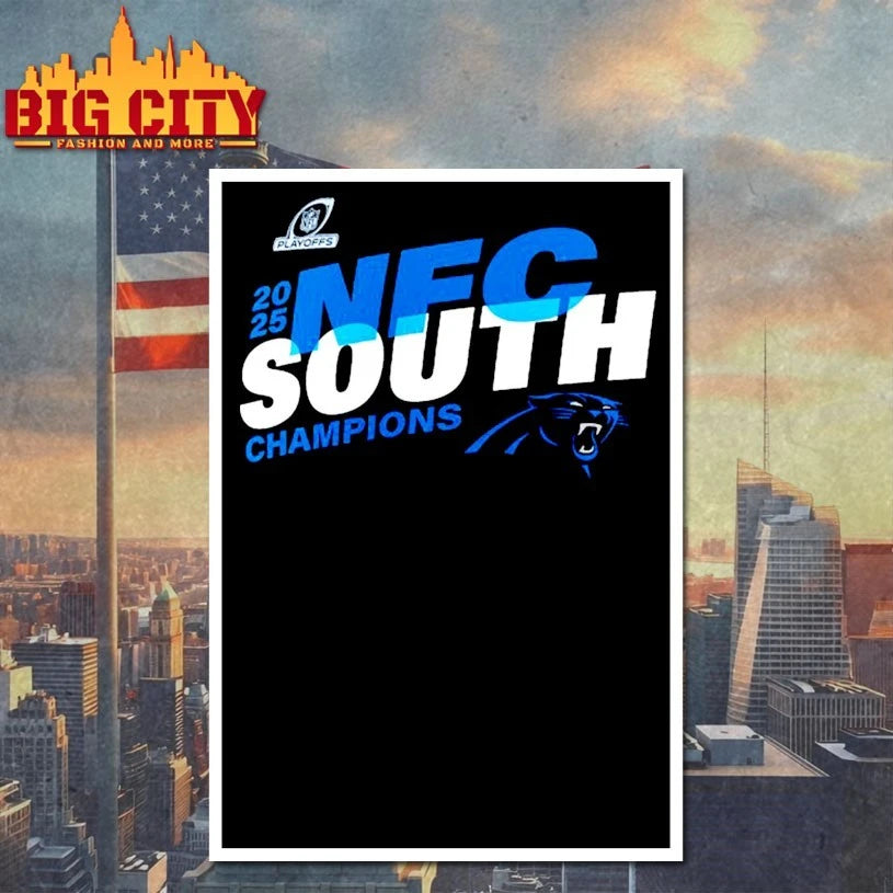 Carolina Panthers 2025 NFC South Champions shirt