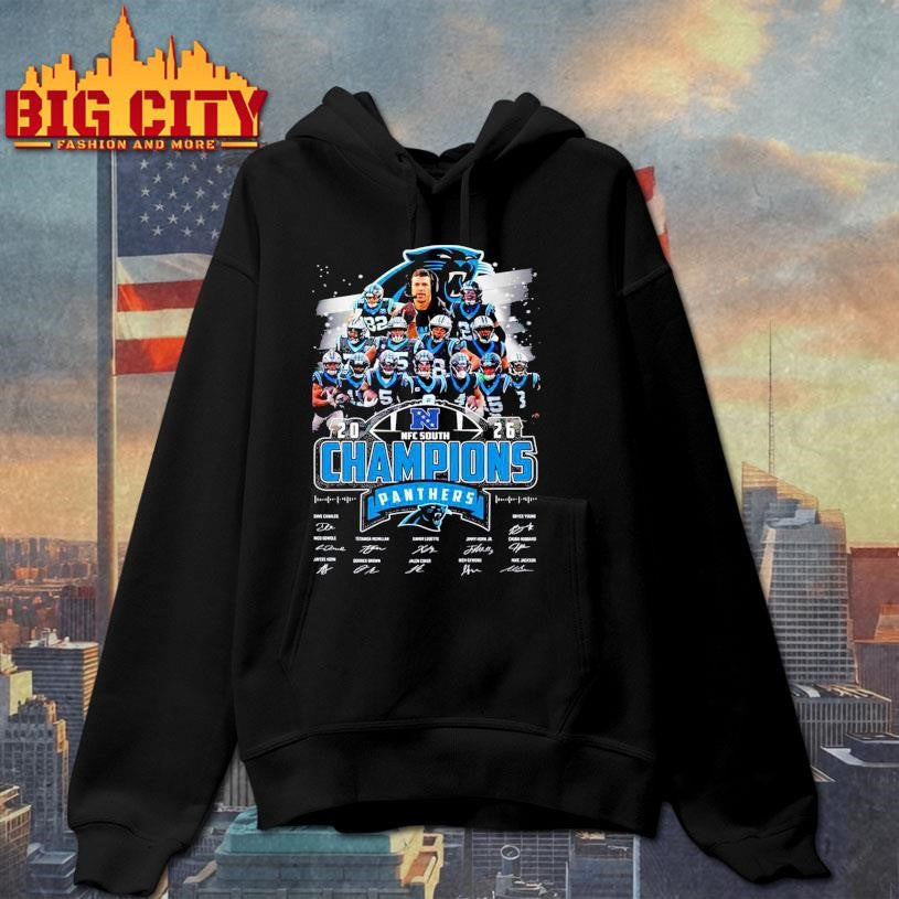 Carolina Panthers 2025 NFC West Champions All Team Vintage Shirt