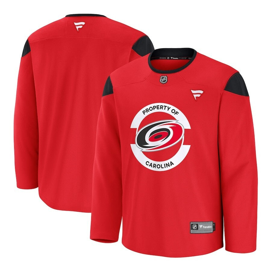 Carolina Hurricanes Fanatics Home Practice Jersey - Red