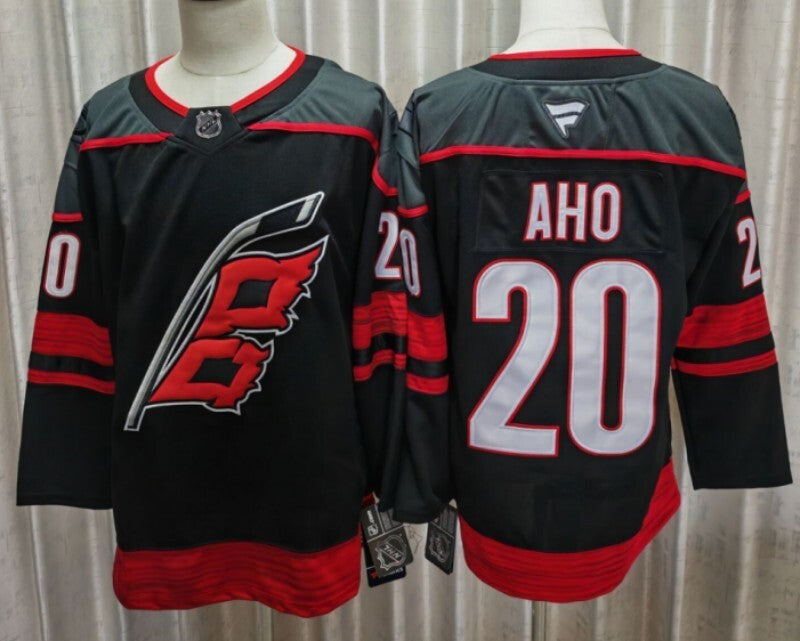 Carolina Hurricanes #20 Sebastian Aho Style 1