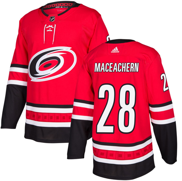 Carolina Hurricanes #28 Mackenzie MacEachern Red