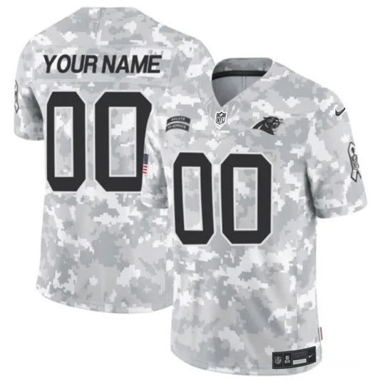 Carolina Panthers Active Player Custom 2024 F.U.S.E Arctic Camo Salute To Service
