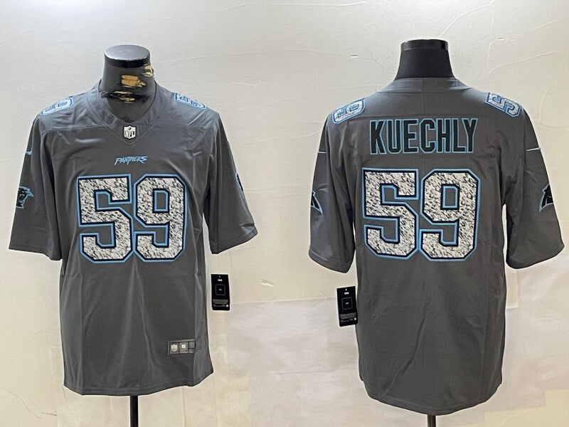 Carolina Panthers #59 Kuechly Panthers Adult Style 2