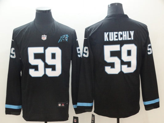 Carolina Panthers #59 Luke Kuechly Long Sleeve 943