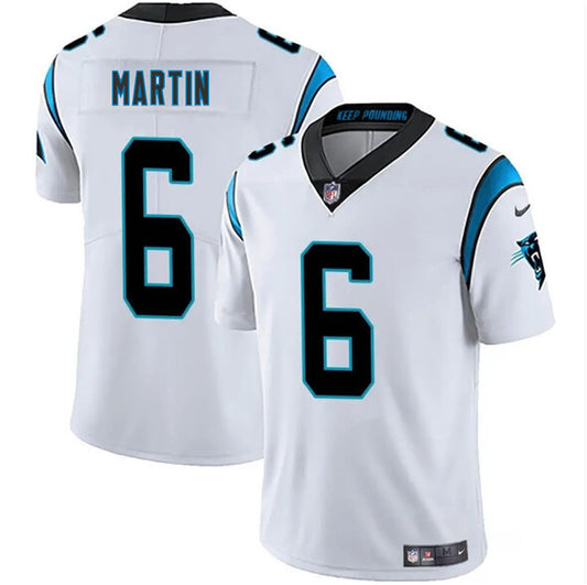 Carolina Panthers #6 Sam Martin White 2025 Vapor Limited Football