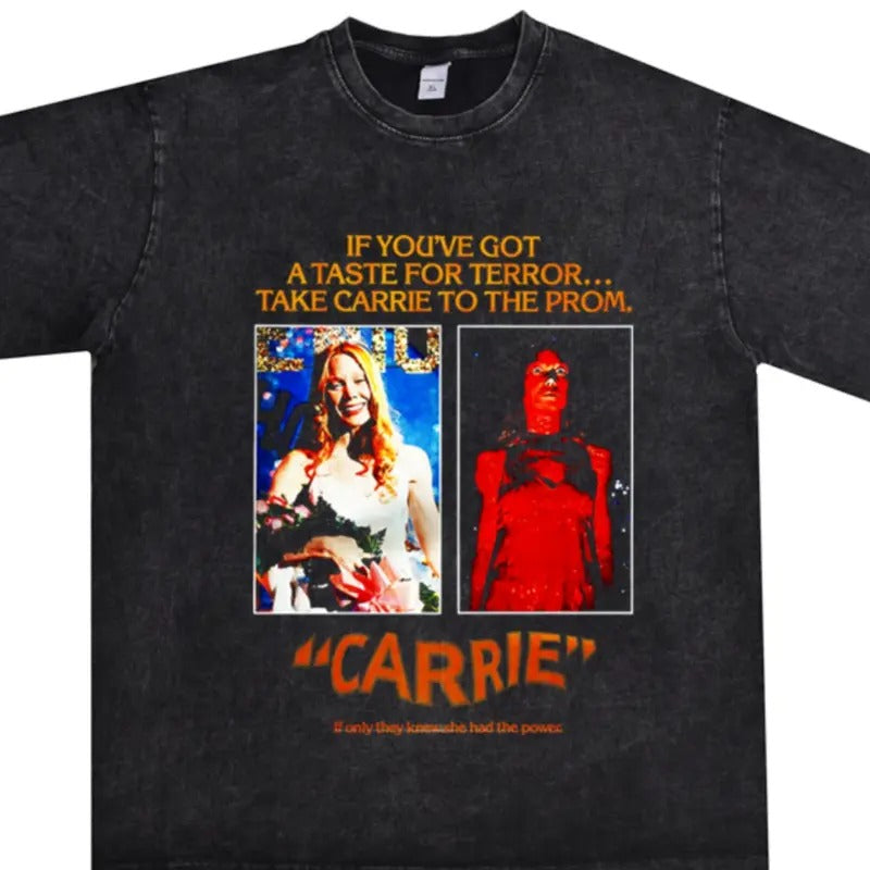Carrie Unisex T-Shirt, Horror Fan Graphic Tee, Gift For Her, Gift for Him, Movie Nostalgia Clothing, Holiday Gift, Movie...