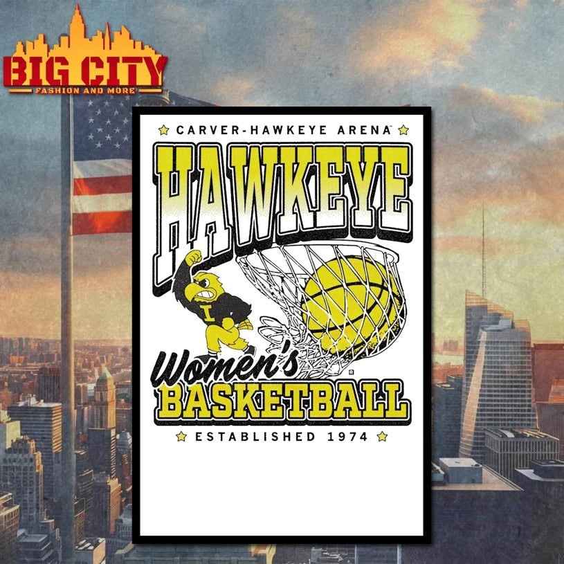 Carver-Hawkeye Arena Hawkeye Women’s basketball established 1974 shirt
