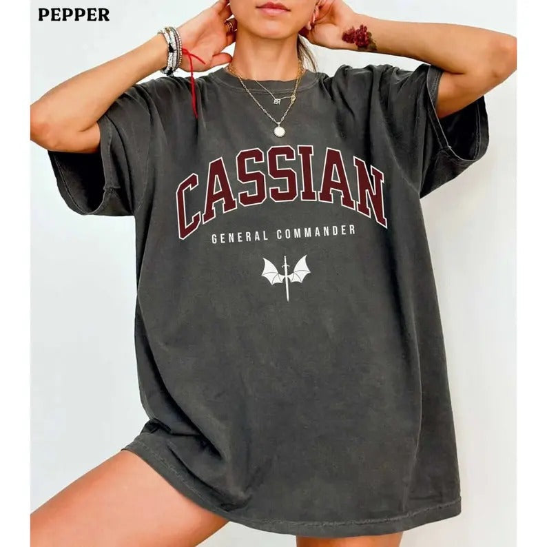 Cassian T-Shirt Illyrian Acotar Sarah J Maas Merch Bat Boys Nesta Archeron Rhysand Azriel Velaris Court Thorns Roses...