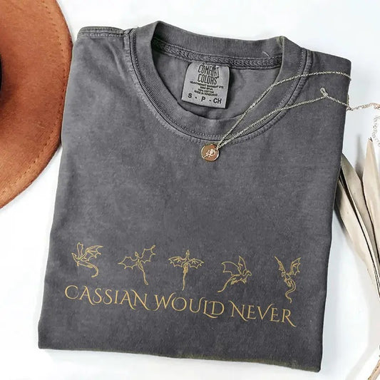 Cassian Would Never Shirt, ACOTAR T-Shirt, Book Lovers Shirt, Cassian Shirt, Bookish Tee, Night Court Merch, Velaris...