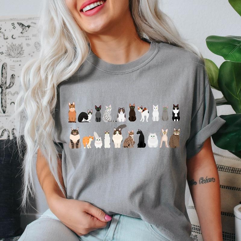Cat Breeds Animal Lover T-Shirt Hoodie, Sweatshirt | WearSparks.com