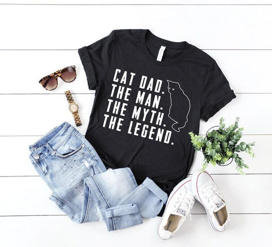 Cat Dad / Cat Dad Shirt / Funny Cat Shirt / Cat Dad Clothing / Cat Dad Gift / Cat Dad Gifts / Cat Owner Gifts / Mens Cat...
