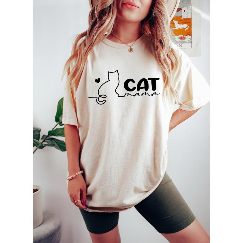 Cat Mama Shirt, Cat Mom Shirt, Cat Shirt for Cat Mom, Cat Lover, Mother's Day Gift For Cat Mom, Cat Lover Gift, Cat...