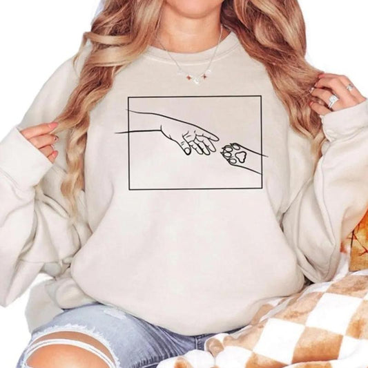 Cat Mom Crewneck Sweatshirt, Hoodie, T-shirt | WearSparks.com