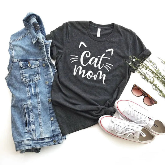 Cat Mom Shirt, Gift to Mom, Pet Lover Shirt, Cat Shirt, Cat Mama T-Shirt, Cat Lover Gift Hoodie, Sweatshirt | WearSparks.com