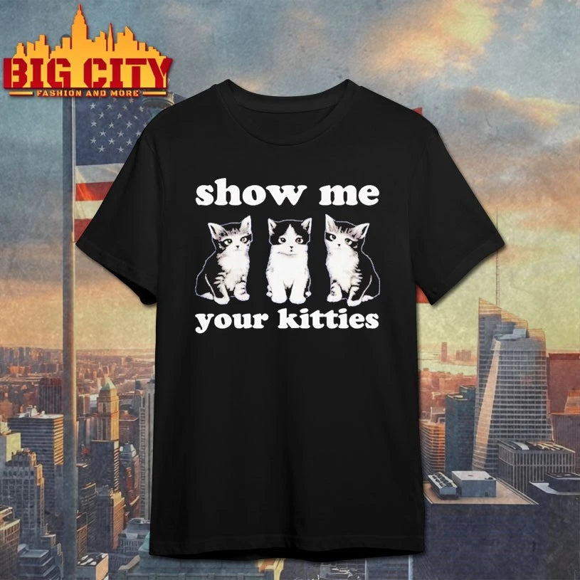 Cats Autumn sharp show me your kitties shirt
