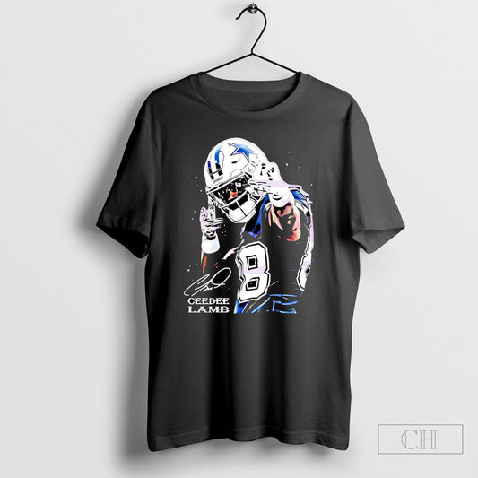 Ceedee Lamb Dallas Cowboys Rookie Wide Receiver Signature Tee Shirt