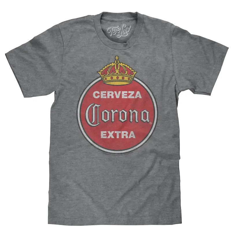 Cerveza Corona Extra Logo T-Shirt - Gray Hoodie, Sweatshirt | WearSparks.com