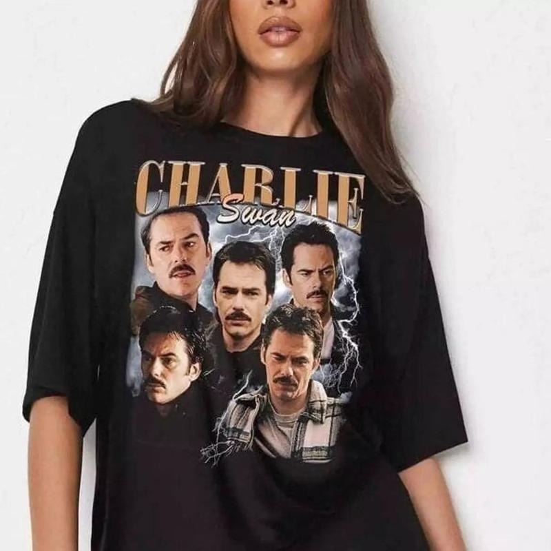 Cha-rlie Swan Rap T Shirt 90's Vintage Retro Tw-light Black Unisex Adult Casual Crewneck Hoodie, Sweatshirt | WearSparks.com