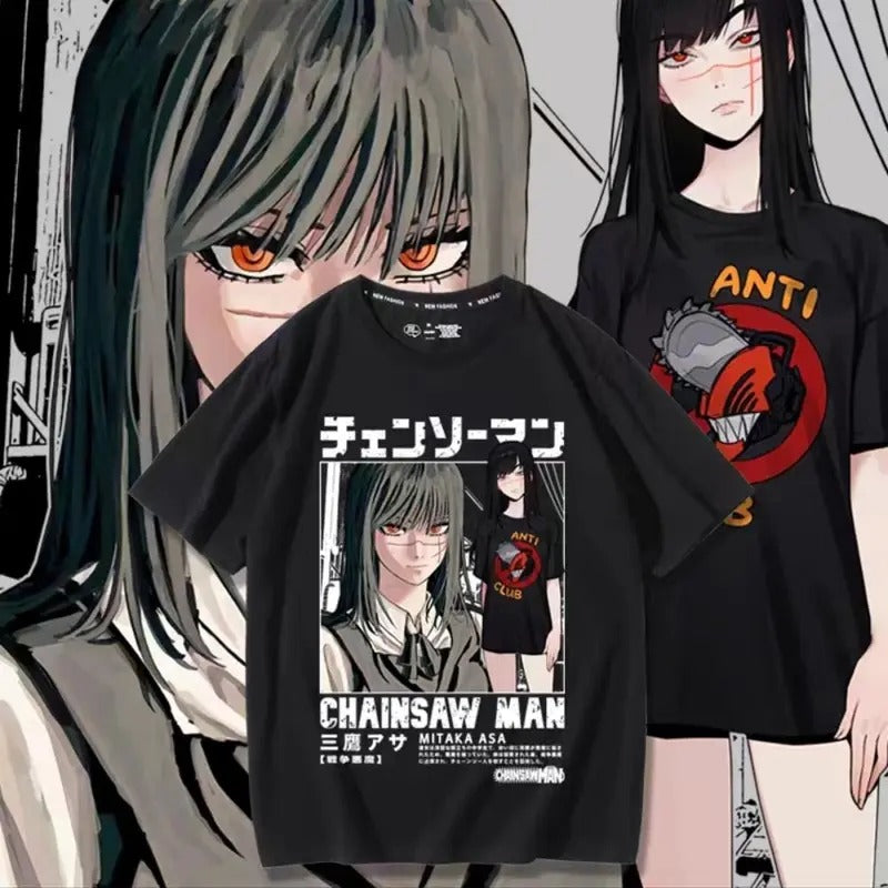 Chainsaw Man Mitaka Asa Tee | Chainsaw man Anime Tshirt Hoodie, Sweatshirt | WearSparks.com