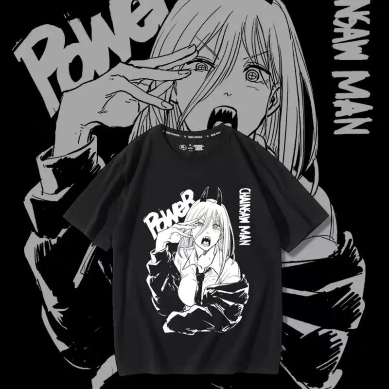 Chainsaw Man Power Anime T-shirt| Chainsaw man Anime Tshirt Hoodie, Sweatshirt | WearSparks.com